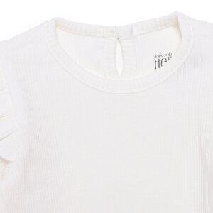 Kız Bebek Uzun Kol Body Fırfırlı Yaka Uzun Kol