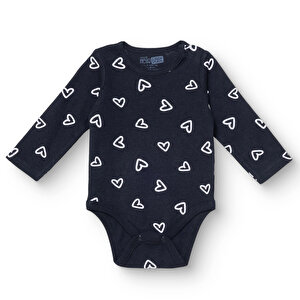 HelloBaby Uzun Kol Body, Siyah, 3 - 6 Ay