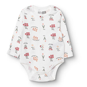 HelloBaby Uzun Kol Body, Ekru, 1 - 3 Ay