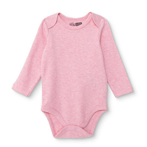 HelloBaby Uzun Kol Body, Pembe, 1 - 3 Ay