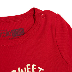 Kız Bebek Uzun Kol Body Ribana Çıtçıtlı Yaka