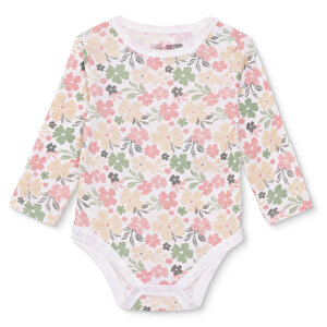 Kız Bebek Uzun Kol Body Ribana Çıtçıtlı Yaka Kız Bebek Uzun Kol Body Ribana Çıtçıtlı Yaka