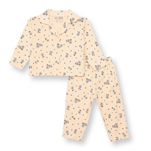 HelloBaby Uzun Kol Pijam, Sarı, 3 - 6 Ay