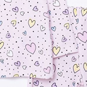 Kız Bebek Uzun Kol Pijama Takımı İnterlok Gömlek Yaka Uzun Kol Reçme Paça Kız Bebek Uzun Kol Pijama Takımı İnterlok Gömlek Yaka Uzun Kol Reçme Paça