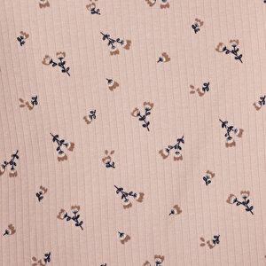 Kız Bebek Uzun Kol Tshirt Kaşkorse Bisiklet Yaka Uzun Kol