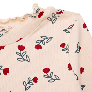 Kız Bebek Uzun Kol Tshirt Kaşkorse Bisiklet Yaka Uzun Kol Kız Bebek Uzun Kol Tshirt Kaşkorse Bisiklet Yaka Uzun Kol