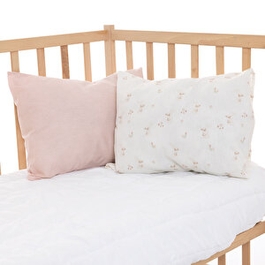 Kız Bebek Yastık Kılıfı Poplin 35x45cm Kız Bebek Yastık Kılıfı Poplin 35x45cm
