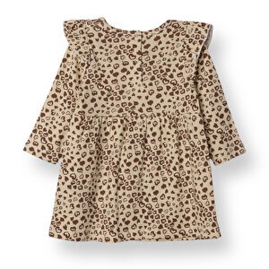 Kız Bebek Yenidoğan Elbise Bisiklet Yaka Uzun Kol Reçme Paça Kız Bebek Yenidoğan Elbise Bisiklet Yaka Uzun Kol Reçme Paça