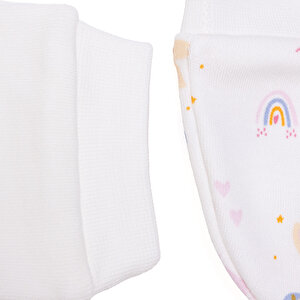 Kız Bebek Yenidoğan Eldiven İnterlok