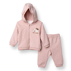 Kız Bebek Yenidoğan Mother And Baby Sweatshirt-Hırka-Patik Fermuarlı Bisiklet Yaka Uzun Kol Patiksi Kız Bebek Yenidoğan Mother And Baby Sweatshirt-Hırka-Patik Fermuarlı Bisiklet Yaka Uzun Kol Patiksi