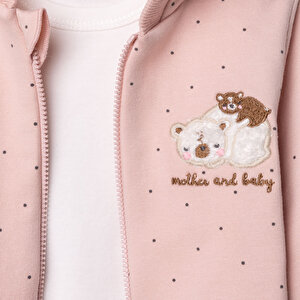 Kız Bebek Yenidoğan Mother And Baby Sweatshirt-Hırka-Patik Fermuarlı Bisiklet Yaka Uzun Kol Patiksi Kız Bebek Yenidoğan Mother And Baby Sweatshirt-Hırka-Patik Fermuarlı Bisiklet Yaka Uzun Kol Patiksi