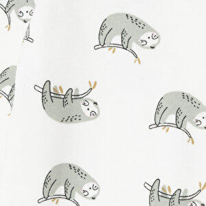 Kız Bebek Yenidoğan Patikli Tulum İnterlok Bisiklet Yaka Uzun Kol Patikli Paça