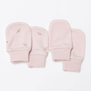 Kız Bebek Yenidoğan Tiny Florist Eldiven İnterlok Kumaş Kız Bebek Yenidoğan Tiny Florist Eldiven İnterlok Kumaş