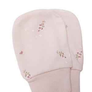 Kız Bebek Yenidoğan Tiny Florist Eldiven İnterlok Kumaş Kız Bebek Yenidoğan Tiny Florist Eldiven İnterlok Kumaş