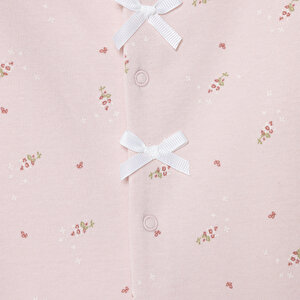 Kız Bebek Yenidoğan Tiny Florist Tulum-Şapka İnterlok Fırfırlı Yaka Uzun Kol Patikli Paça Kız Bebek Yenidoğan Tiny Florist Tulum-Şapka İnterlok Fırfırlı Yaka Uzun Kol Patikli Paça