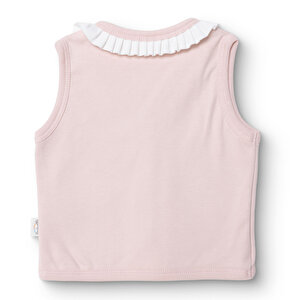 Kız Bebek Yenidoğan Tiny Florist Yelek İnterlok V Yaka Atlet Kol