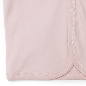 Kız Bebek Yenidoğan Tiny Florist Yelek İnterlok V Yaka Atlet Kol