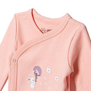 Kız Bebek Yenidoğan Zıbın Body-Patikli Alt Çıtçıtlı Zarf Yaka Uzun Kol Patikli Kız Bebek Yenidoğan Zıbın Body-Patikli Alt Çıtçıtlı Zarf Yaka Uzun Kol Patikli