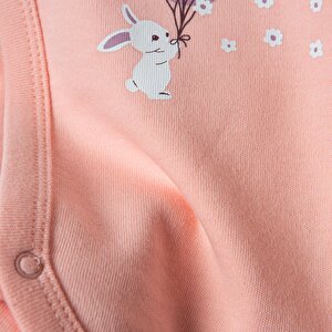 Kız Bebek Yenidoğan Zıbın Body-Patikli Alt Çıtçıtlı Zarf Yaka Uzun Kol Patikli Kız Bebek Yenidoğan Zıbın Body-Patikli Alt Çıtçıtlı Zarf Yaka Uzun Kol Patikli