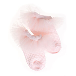 HelloBaby Kız Dantel, Açık Pembe, 0-6 Ay