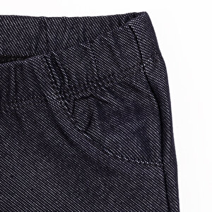 Kız Denim Görünümlü Tayt Kız Bebek