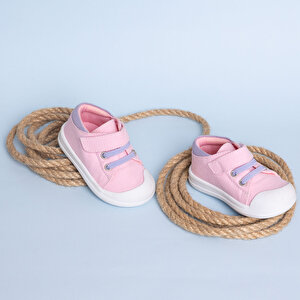 Kız Bebek İlk Adım Ayakkabı Cırt Cırtlı Kız Bebek İlk Adım Ayakkabı Cırt Cırtlı