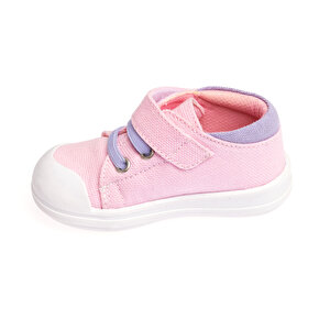 Kız Bebek İlk Adım Ayakkabı Cırt Cırtlı Kız Bebek İlk Adım Ayakkabı Cırt Cırtlı