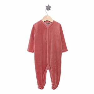 Kız Kadife Patikli Tulum Kız Bebek Kız Kadife Patikli Tulum Kız Bebek