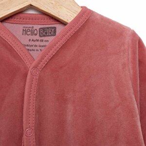 Kız Kadife Patikli Tulum Kız Bebek Kız Kadife Patikli Tulum Kız Bebek