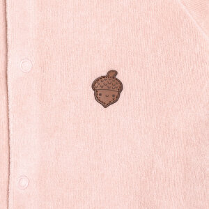 Kız Kadife Patiksiz Tulum Kız Bebek