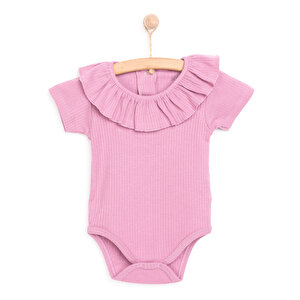 HelloBaby Kısa Kol Bod, Gül Kurusu, 3 Ay