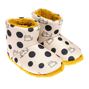 HelloBaby Kız Panduf, Bej, 25-26