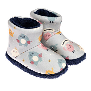 HelloBaby Kız Panduf, Gri, 21-22