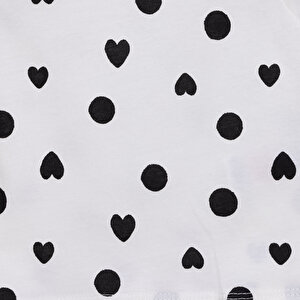Kız Puantiyeli Kısa Kol Pijama Takımı Kız Puantiyeli Kısa Kol Pijama Takımı