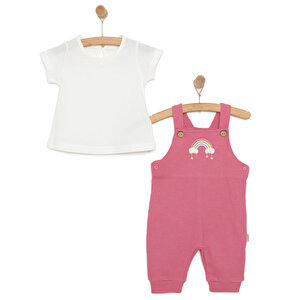 Kız Salopet-Tshirt Kız Bebek