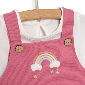 Kız Salopet-Tshirt Kız Bebek