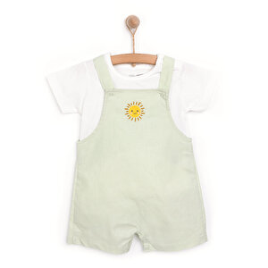 Kız Şort Salopet-Tshirt Kız Bebek Kız Şort Salopet-Tshirt Kız Bebek