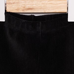 Kız Bebek Tayt Fitilli Kadife Örme Reçme Paça