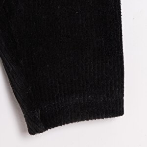 Kız Bebek Tayt Fitilli Kadife Örme Reçme Paça