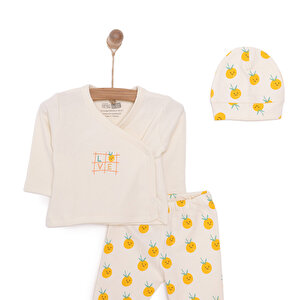 Kız Zıbın-Şapka-Patikli Alt Kız Bebek Kız Zıbın-Şapka-Patikli Alt Kız Bebek