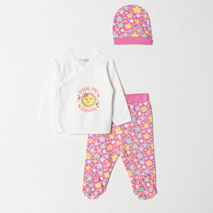 HelloBaby Kız Zıb, Koyu Pembe, Yenidoğan