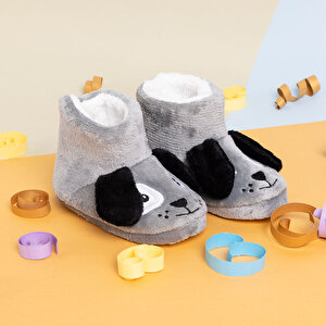 Köpek Figürlü Erkek Panduf