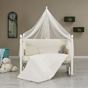 Meltemkids Kral Beşik Beyaz 60x120 cm