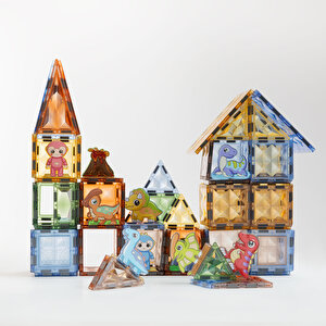 KRİSTAL MANYETİK TUĞLALAR DİNOZOR CENNETİ 116 PARÇA KRİSTAL MANYETİK TUĞLALAR DİNOZOR CENNETİ 116 PARÇA