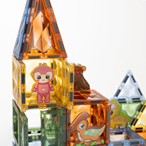 KRİSTAL MANYETİK TUĞLALAR DİNOZOR CENNETİ 116 PARÇA KRİSTAL MANYETİK TUĞLALAR DİNOZOR CENNETİ 116 PARÇA