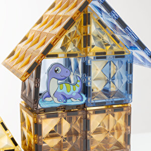 KRİSTAL MANYETİK TUĞLALAR DİNOZOR CENNETİ 116 PARÇA KRİSTAL MANYETİK TUĞLALAR DİNOZOR CENNETİ 116 PARÇA