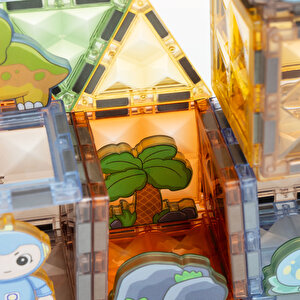 KRİSTAL MANYETİK TUĞLALAR DİNOZOR CENNETİ 116 PARÇA KRİSTAL MANYETİK TUĞLALAR DİNOZOR CENNETİ 116 PARÇA