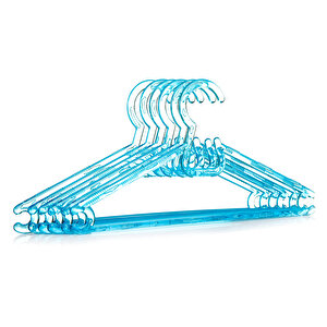 Kristal Şeffaf 6lı Giysi Askısı