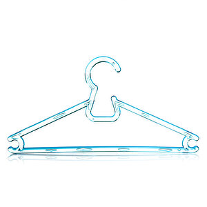 Kristal Şeffaf 6lı Giysi Askısı