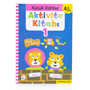 Küçük Dahiler Aktivite Kitabı 1 – 4+ Yaş